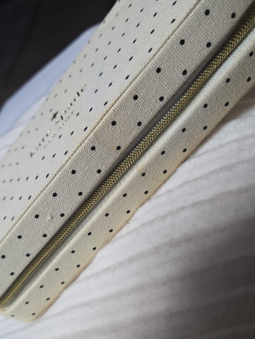 kate spade Cream and Black Polka Dot Eyewear Case - Picture 5 of 14